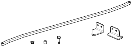 VBG výztuha přední k výsuvné zábraně proti podjetí URSP 180